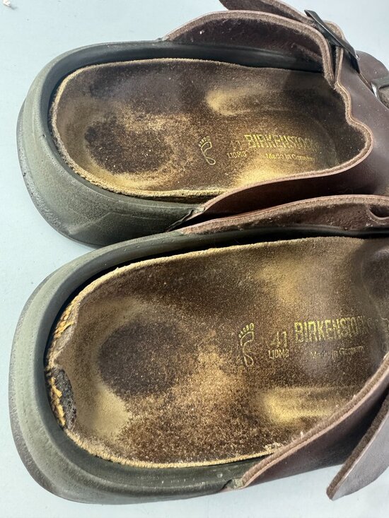 Birkenstock Special Edition Brown Leather Arizona Sandals, Size 41 main image 8